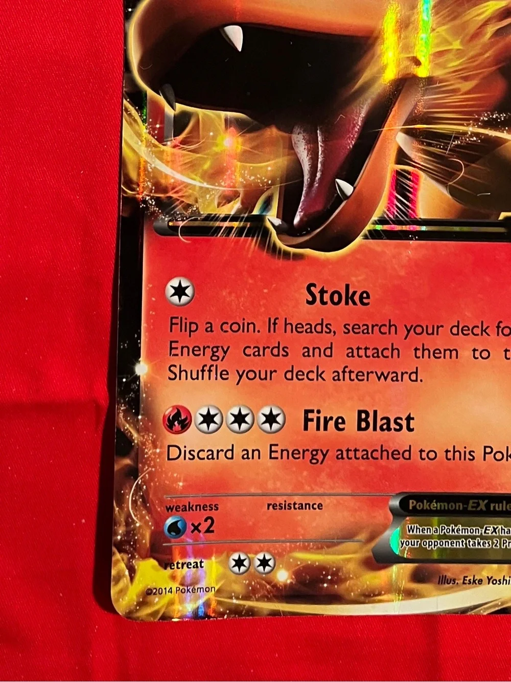 JUMBO Charizard EX 11/106 FLASHFIRE Holo OVERSIZED Pokemon Card 2014